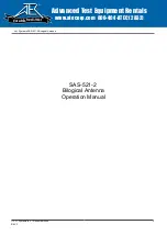 A.H. Systems SAS-521-2 Operation Manual preview