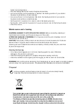 Предварительный просмотр 9 страницы A.I.&.E Lugano AJ56-LED Operation And Safety Notes