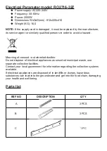 Preview for 6 page of A.I.&.E Toronto Instruction Manual