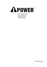 Preview for 29 page of A-iPower PWE1801 Owner'S Manual And Operating Instructions