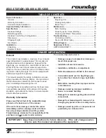 Preview for 2 page of A.J.Antunes roundup ES-1200 Owner'S Manual