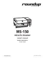 A.J.Antunes roundup MS-150 Owner'S Manual preview