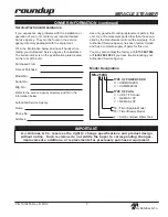 Preview for 3 page of A.J.Antunes roundup MS-250 Owner'S Manual