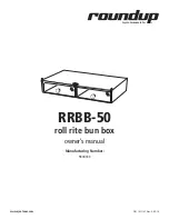 A.J.Antunes Roundup RRBB-50 Owner'S Manual preview