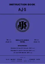 A.J.S. 16 Instruction Book preview