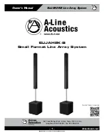 Preview for 1 page of A-Line Acoustics ELIJAH2K-B Owner'S Manual