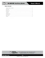 Preview for 2 page of A-Line Acoustics ELIJAH2K-B Owner'S Manual