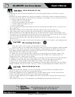 Preview for 4 page of A-Line Acoustics ELIJAH2K-B Owner'S Manual