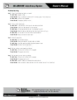 Preview for 8 page of A-Line Acoustics ELIJAH2K-B Owner'S Manual