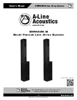 A-Line Acoustics EMMA2K-B Owner'S Manual предпросмотр