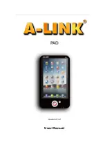 Preview for 1 page of A-Link PAD User Manual