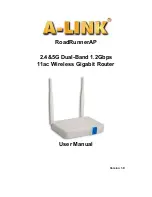 A-Link ROADRUNNERAP User Manual preview