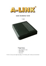 A-Link v100 Quick Installation Manual preview