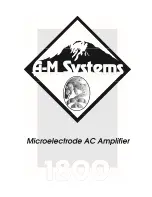 Предварительный просмотр 1 страницы A-M Systems 1800 Manual