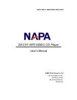 Preview for 1 page of A-MAX Technology NAPA DAV311 User Manual