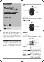 Preview for 1 page of A. Menarini Diagnostics GlucoMen areo 2K User Manual