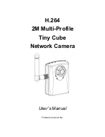 A-MTK 2H.264 M Multi-Profile Tiny Cube Network Camera User Manual preview