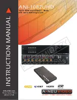 A-Neu Video ANI-1082UHD Instruction Manual предпросмотр