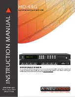 A-Neu Video HD-44G Instruction Manual preview