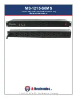 A-Neutronics MS-1215-S6MS Instruction Manual preview