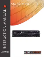 A-Neuvideo ANI-42HPIPX Instruction Manual preview