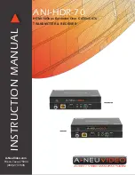 A-Neuvideo ANI-HDR-70 Instruction Manual preview