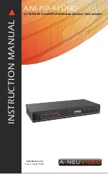 A-Neuvideo ANI-PiP-41UHD Instruction Manual предпросмотр