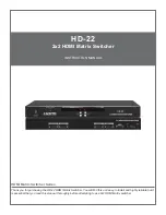 A-Neuvideo HD-22 Instruction Manual preview