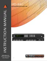 Предварительный просмотр 1 страницы A-Neuvideo HD-44G Instruction Manual