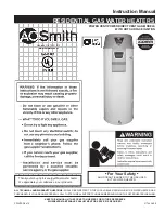 A.O. Smith 100 120 Instruction Manual preview