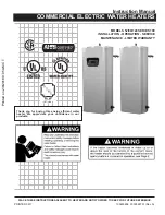 Preview for 1 page of A.O. Smith 100 Series Instruction Manual