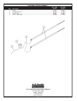 Предварительный просмотр 8 страницы A.O. Smith 974 Series Parts List