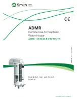 A.O. Smith ADMR-40 Installation, User And Service Manual предпросмотр