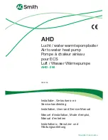 Preview for 1 page of A.O. Smith AHD 290 Installation & Service Manual