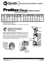 Предварительный просмотр 2 страницы A.O. Smith AOSRG45300 Specification Sheet