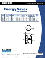 Предварительный просмотр 2 страницы A.O. Smith ARESS00606 Specification Sheet