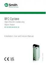 A.O. Smith BFC Cyclone 28 Installation, User And Service Manual предпросмотр