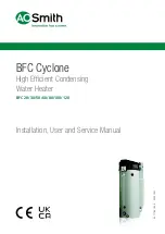 A.O. Smith BFC Cyclone Installation, User And Service Manual предпросмотр