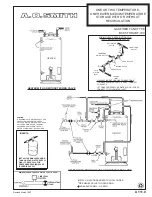 Предварительный просмотр 1 страницы A.O. Smith BT-100 Wiring Diagram
