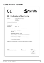 Предварительный просмотр 29 страницы A.O. Smith BTL 100 Installation, User And Service Manual