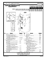 Предварительный просмотр 1 страницы A.O. Smith BTP-125-140 Replacement Parts List Manual