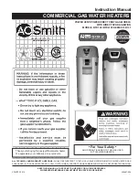 Preview for 1 page of A.O. Smith BTX 100 Instruction Manual