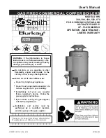 A.O. Smith Burkay HW-300 User Manual preview