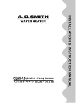 Предварительный просмотр 2 страницы A.O. Smith CEWH-100A1 Installation Instructions Manual