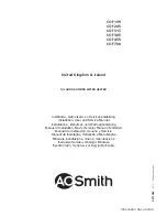 A.O. Smith COF-199 Installation, User And Service Manual предпросмотр