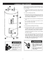 Предварительный просмотр 14 страницы A.O. Smith Commercial gas water heaters Instruction Manual