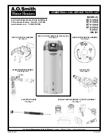 A.O. Smith Cyclone XHE BTH 150 Service Parts List предпросмотр