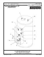 Предварительный просмотр 1 страницы A.O. Smith DME 150 - 1000 Replacement Parts List