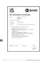 Preview for 174 page of A.O. Smith DRE 52 Installation, User And Service Manual