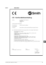 Preview for 175 page of A.O. Smith DRE 52 Installation, User And Service Manual